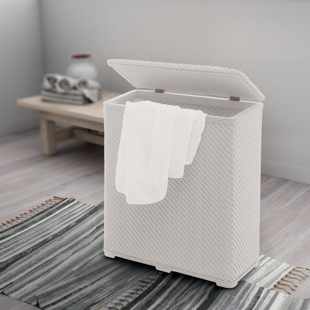 Kiamami Valentina - Porte-linge de bain blanc 70lt Robinia de Kiamami Valentina