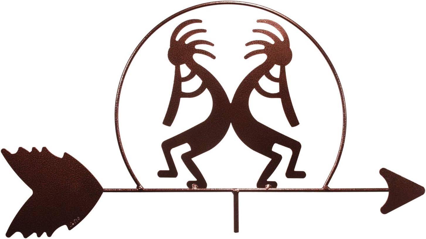SWEN Products Kokopelli Southwest Weathervane (Adjustable Mount Included)