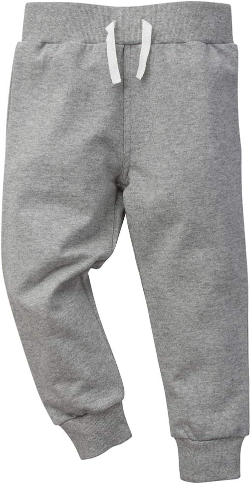 Gerber Baby Boys 2-Pack Pants, Blue and Grey, 12 Months
