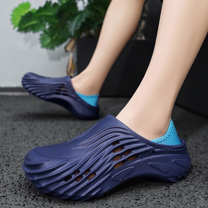 Image of Men's Clogs Garden Shoes Adult Slip On Outdoor Athletic Sports Sandals Summer Water Beach Shoes Casual Slippers Lightweight Breathable Non Slip
