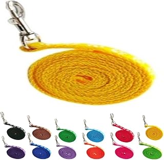 Doggie Style Store Correa de clip de metal de liberación rápida de nailon ligero para perro, cachorro, gato, gato, gatito, diseño de huella de pata, color amarillo