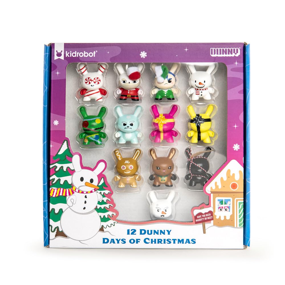 Amazon | Kidrobot Dunny: 12 Days of Christmas 1.5インチ ビニール
