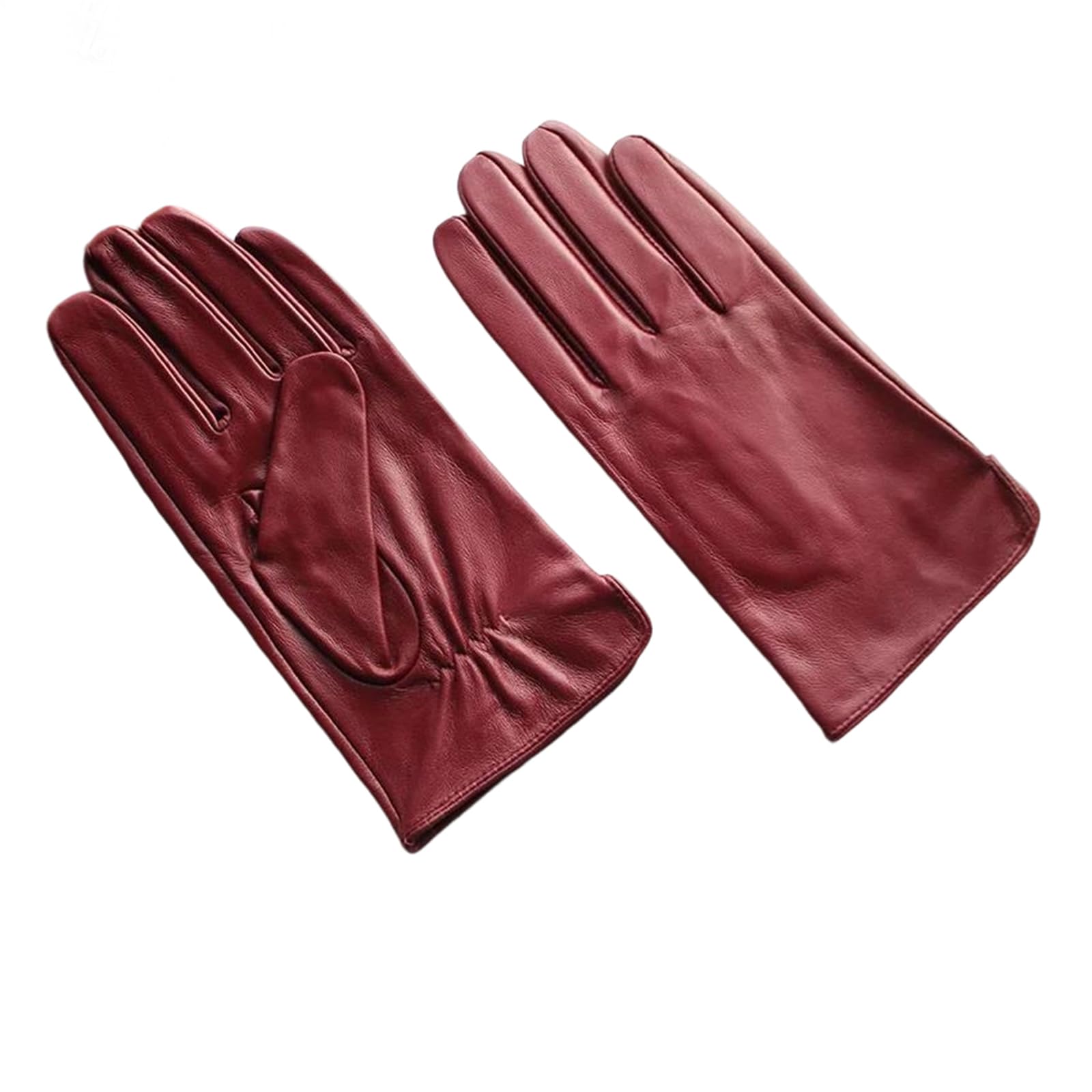 Herren-Handschuhe aus echtem Schaffell, dünn, ungefüttert, Touchscreen Text, Sommer, Fahren, Motorrad, Reithandschuhe