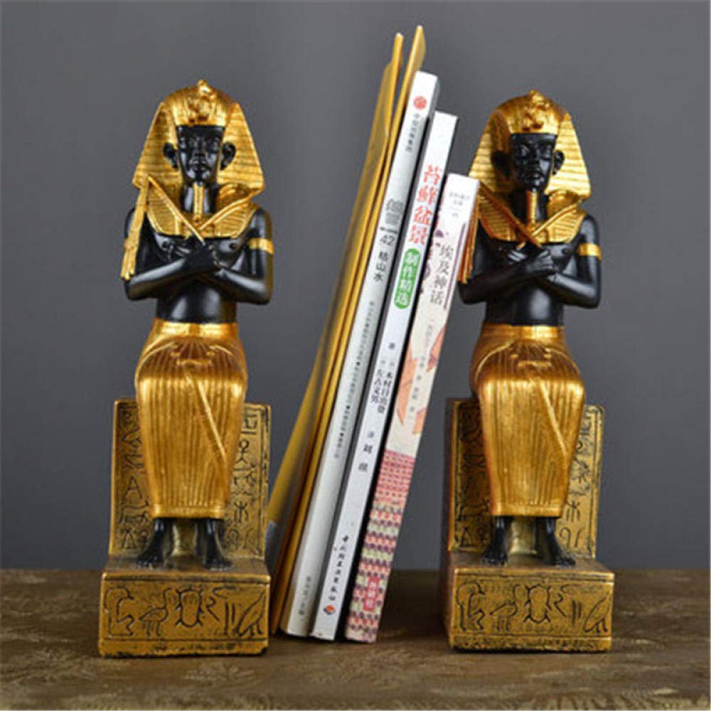 Egyptische farao-sculptuur boekensteunen decoratieve