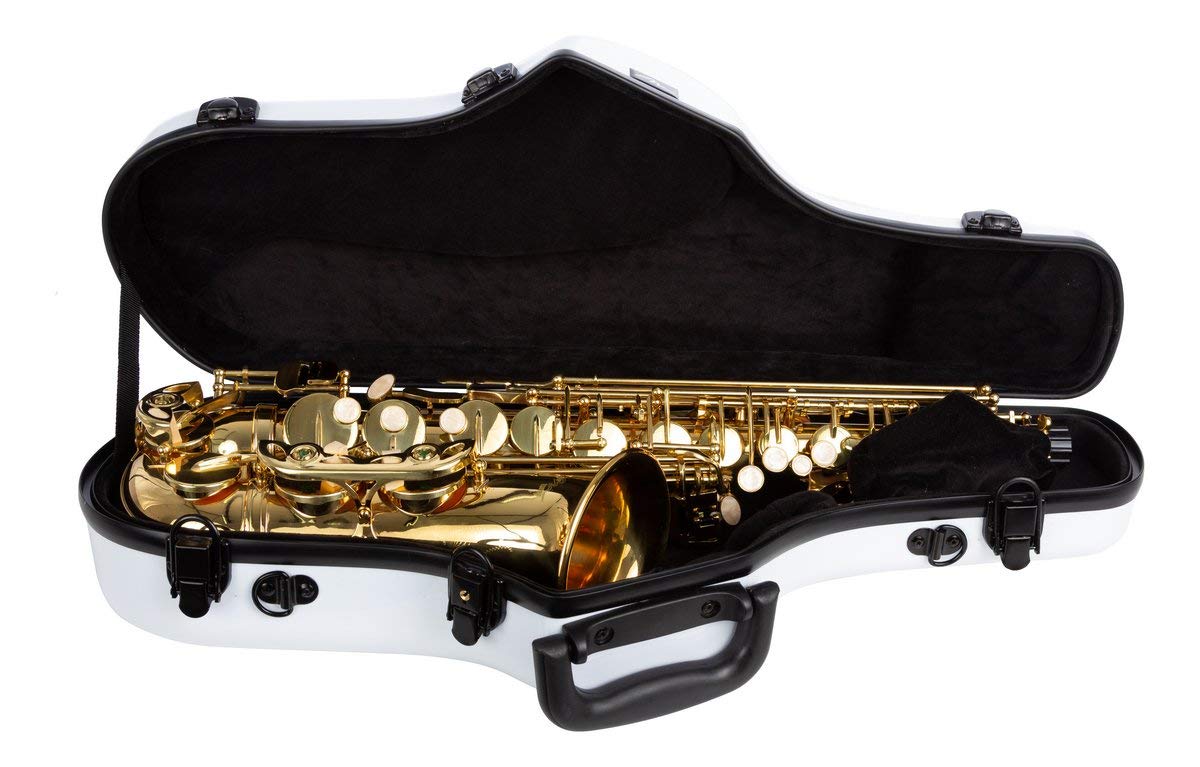 Estuche para Saxofón Alto fibra de vidrio Ultra Light white M-Case