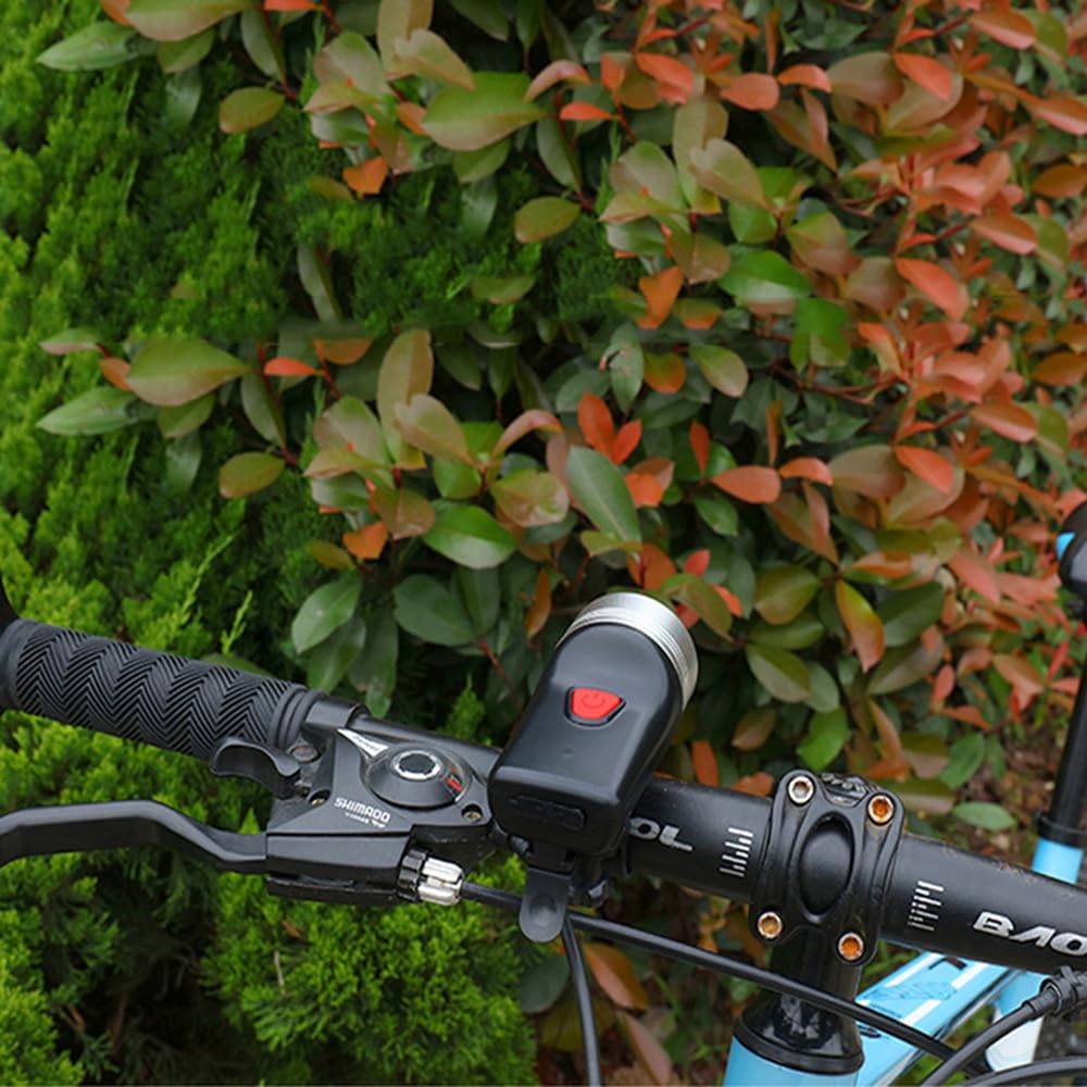 Luci per Bicicletta da Esterno con Ricarica USB, fari COB ad Alta visibilità, Luce di Avvertimento per la Sicurezza Durante la Guida Notturna in Mountain Bike.