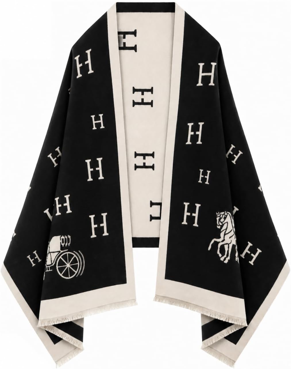 Pashmina reversible para mujer