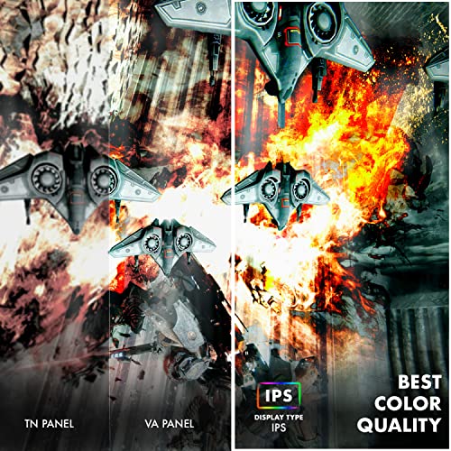 Viotek Nfi24Dba 24-Inch 2K 2560 X 1440P Gaming Monitor | 75Hz 123% (Pro-Rated) Srgb Ips Panel | Freesync & G-Sync Compatibility | Hdmi 2.0, Dp, Usb-C Input & Usb 2.0 Hub | 3-Year Warranty #TOP1