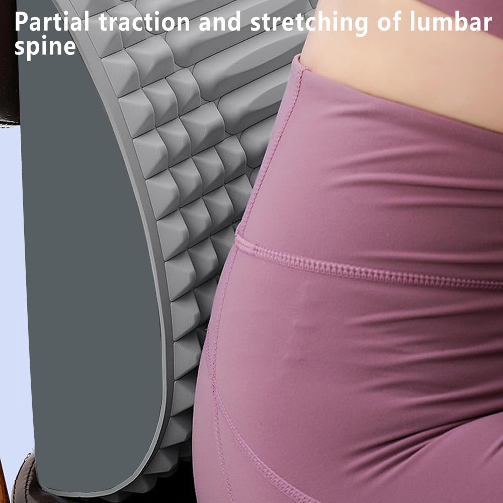 Jiahuade Neck And Back Stretching,Refresh Stretching Neck And Back,Stretcher Neck And Back Massager,Lumbar Soothing Apparatus, Neck And Back Stretching Cushion (A) 3