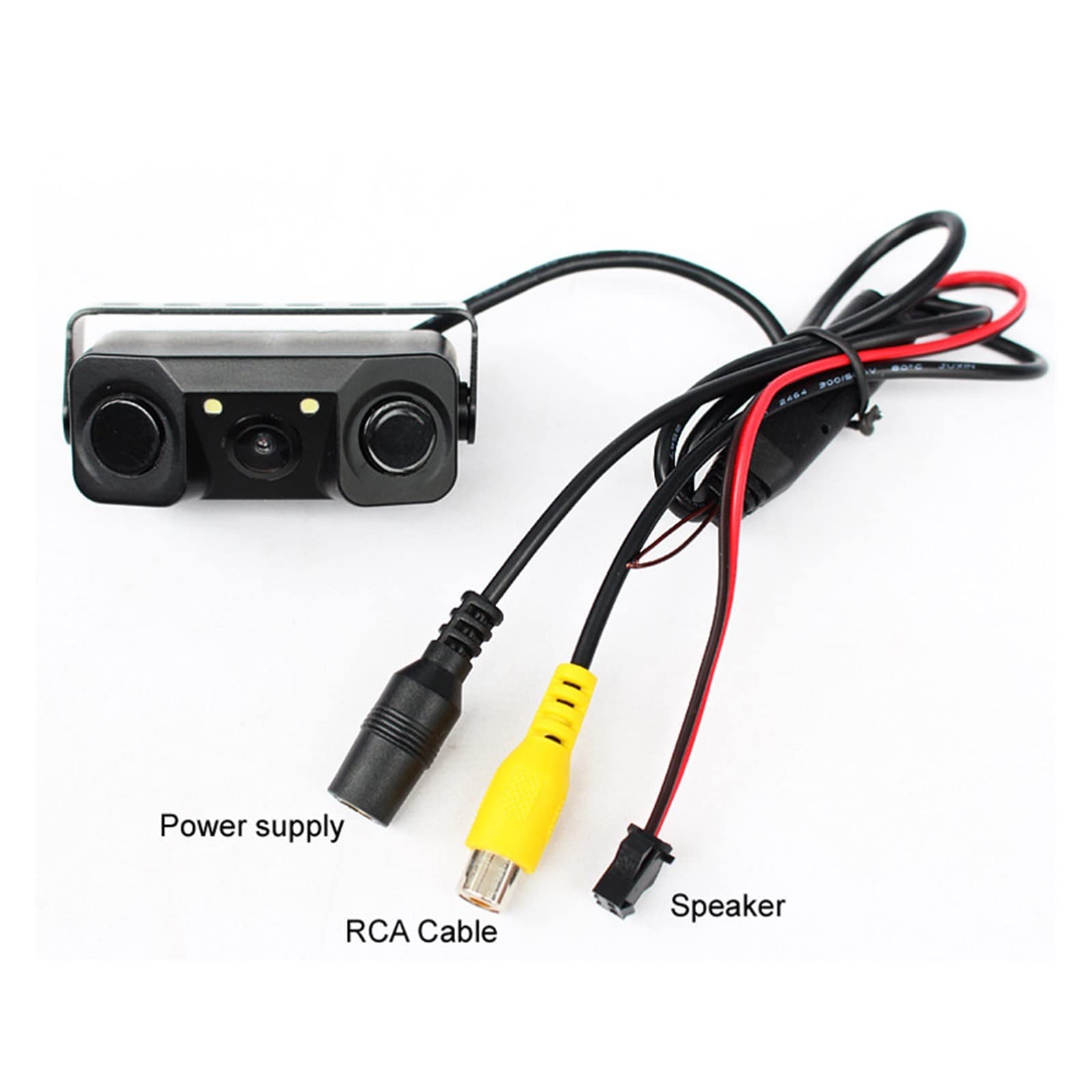 Cámara De Visión Trasera For Automóvil 3 En 1 Detector De Radar De Estacionamiento Sensor Visión Nocturna LED