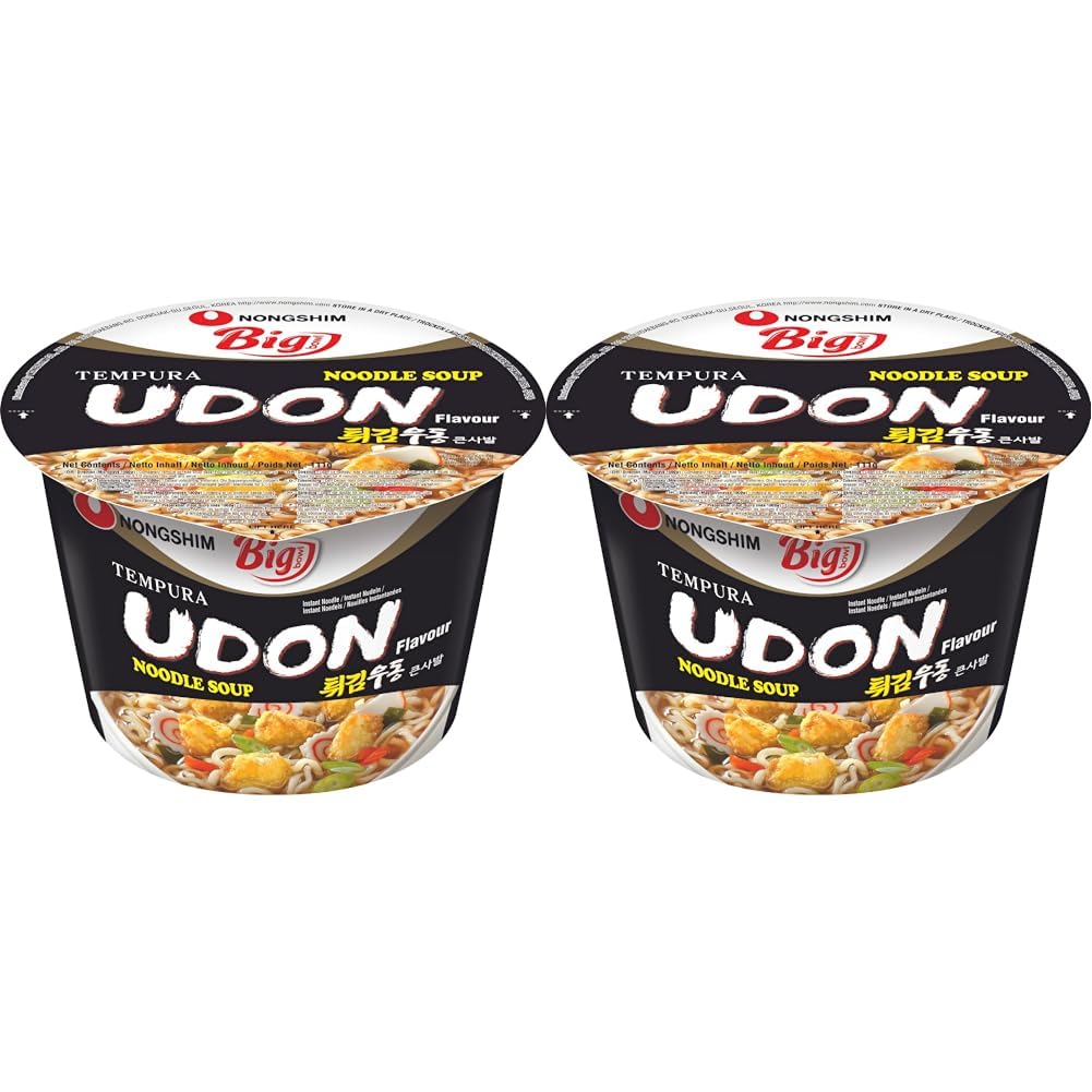 NONGSHIM - Instant Nudeln Big Bowl Udon - (1 X 111 GR) (Packung mit 2)