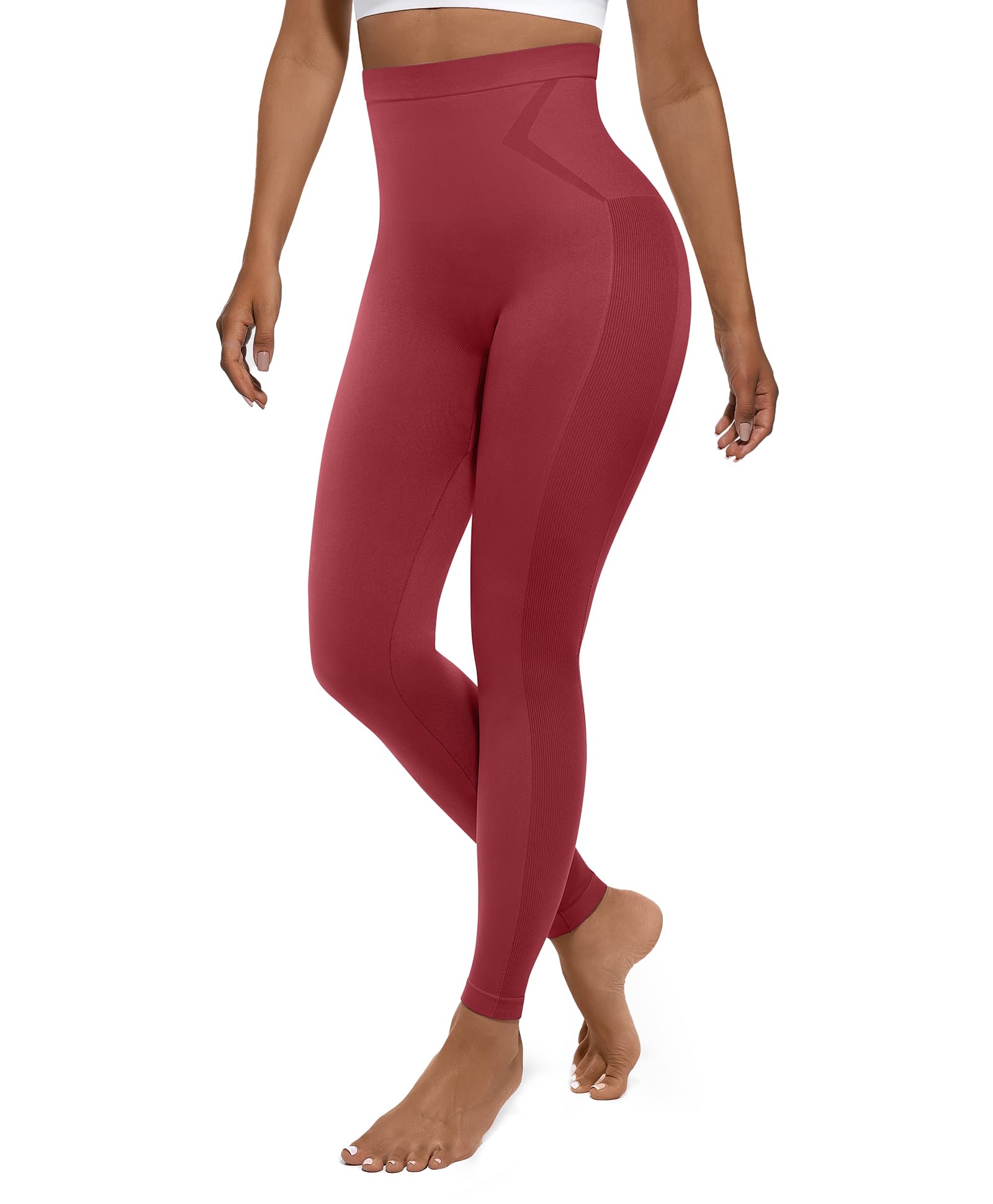 FeelinGirl Leggings Women Tummy Control High Waisted Compression Leggings