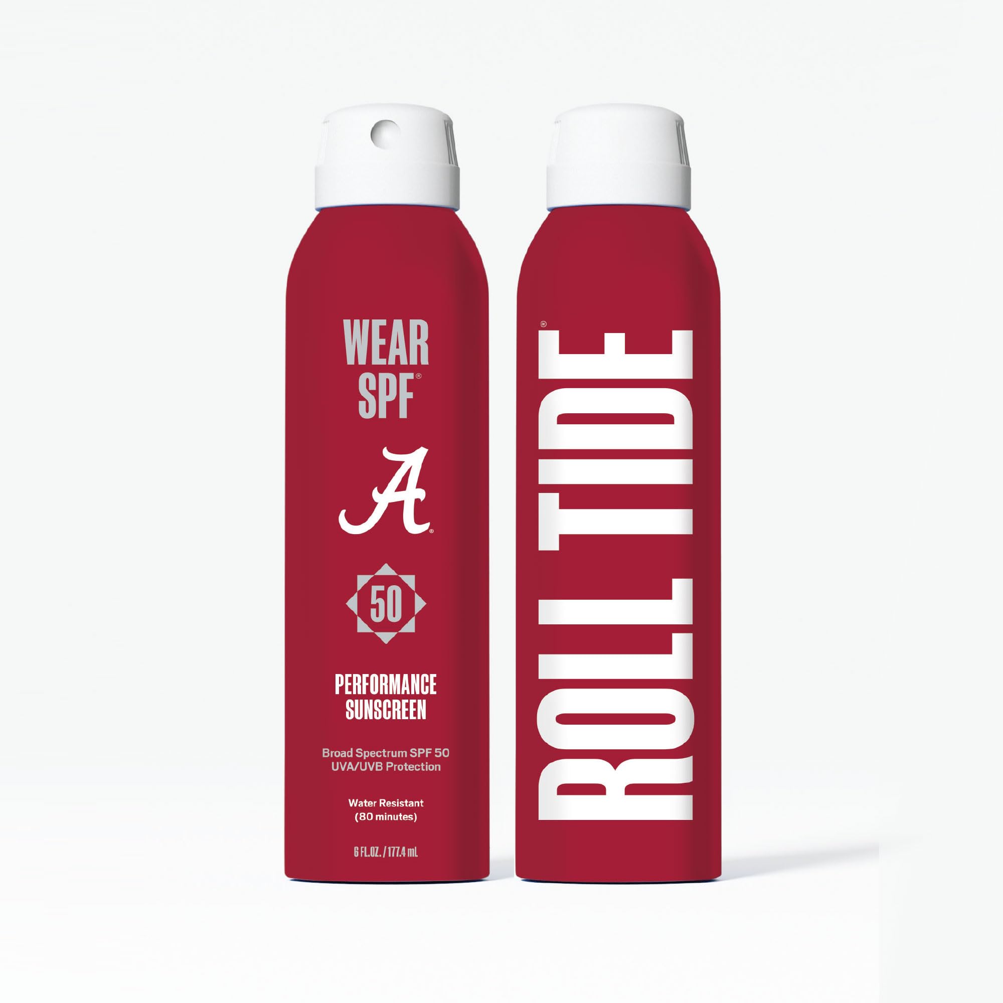University of Alabama Crimson Tide WearSPF 50 Performance Sport Sunscreen Spray 6 Fl oz