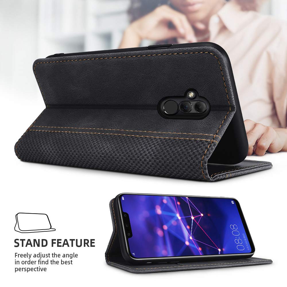 AKABEILA Case For Huawei Mate 20 Lite Case Leather Flip