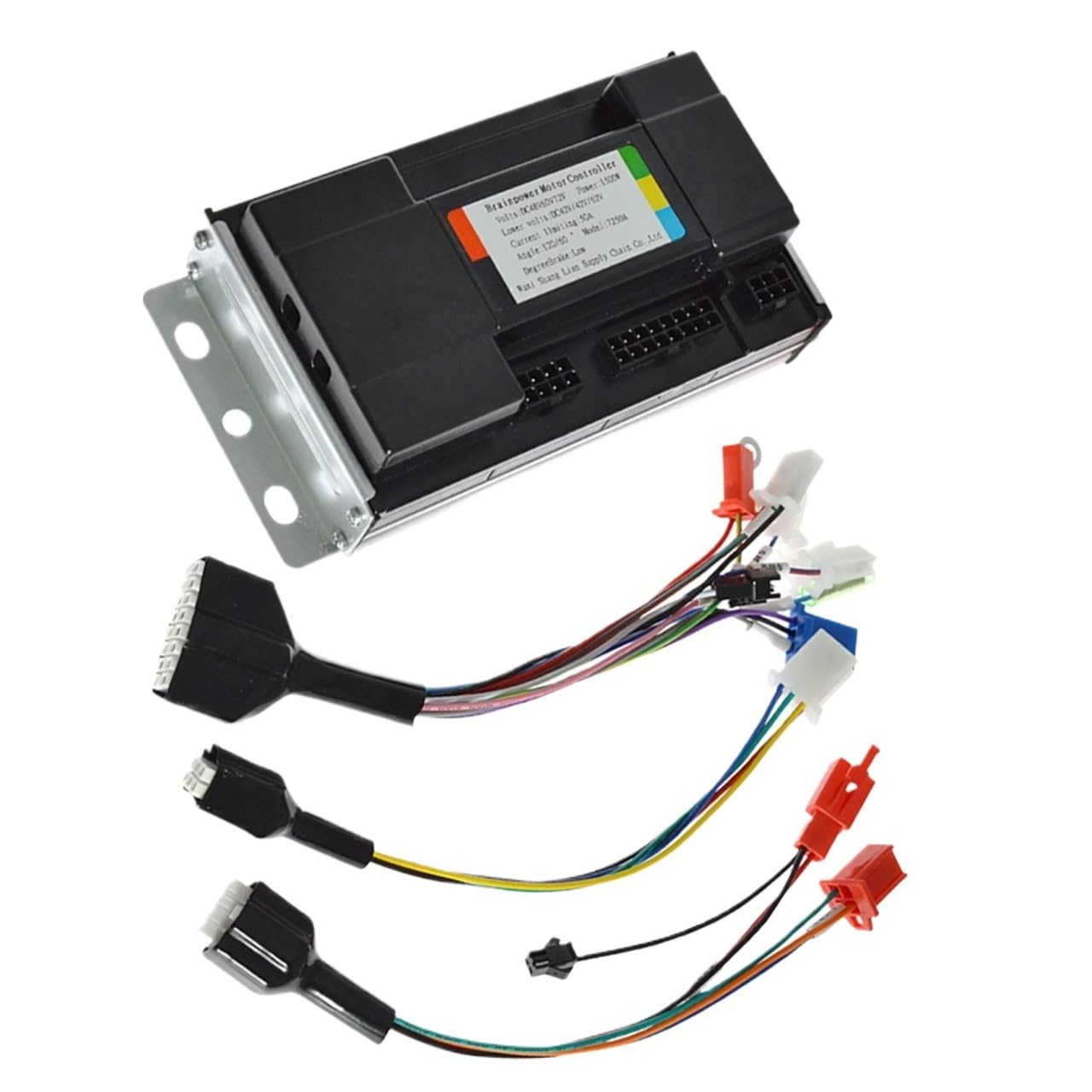Centralina Monopattino Elettrico 48V/60V/72V 50A Controller for Bici Elettrica 1500W Regolatore Di Velocità Del Motore Intelligente Diviso A Onda Sinusoidale