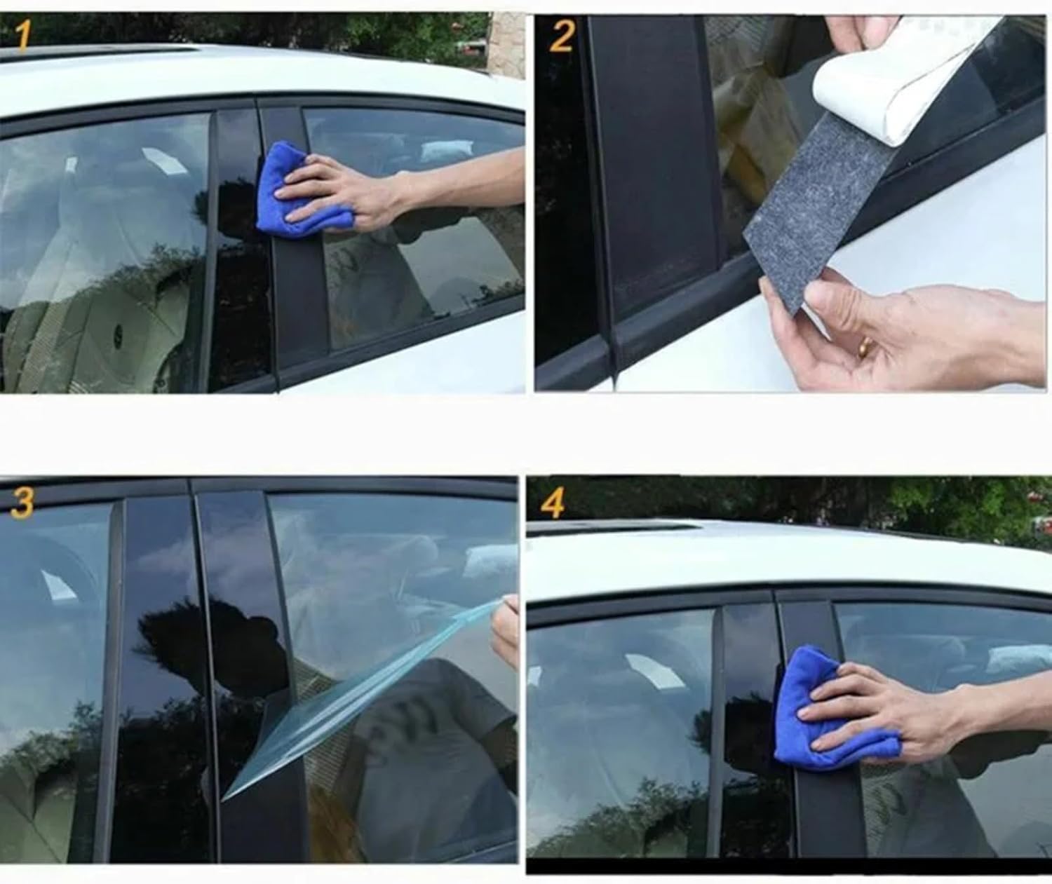 即発送！サーフボードクリアデッキパッド66枚入り(内ハーフ12枚