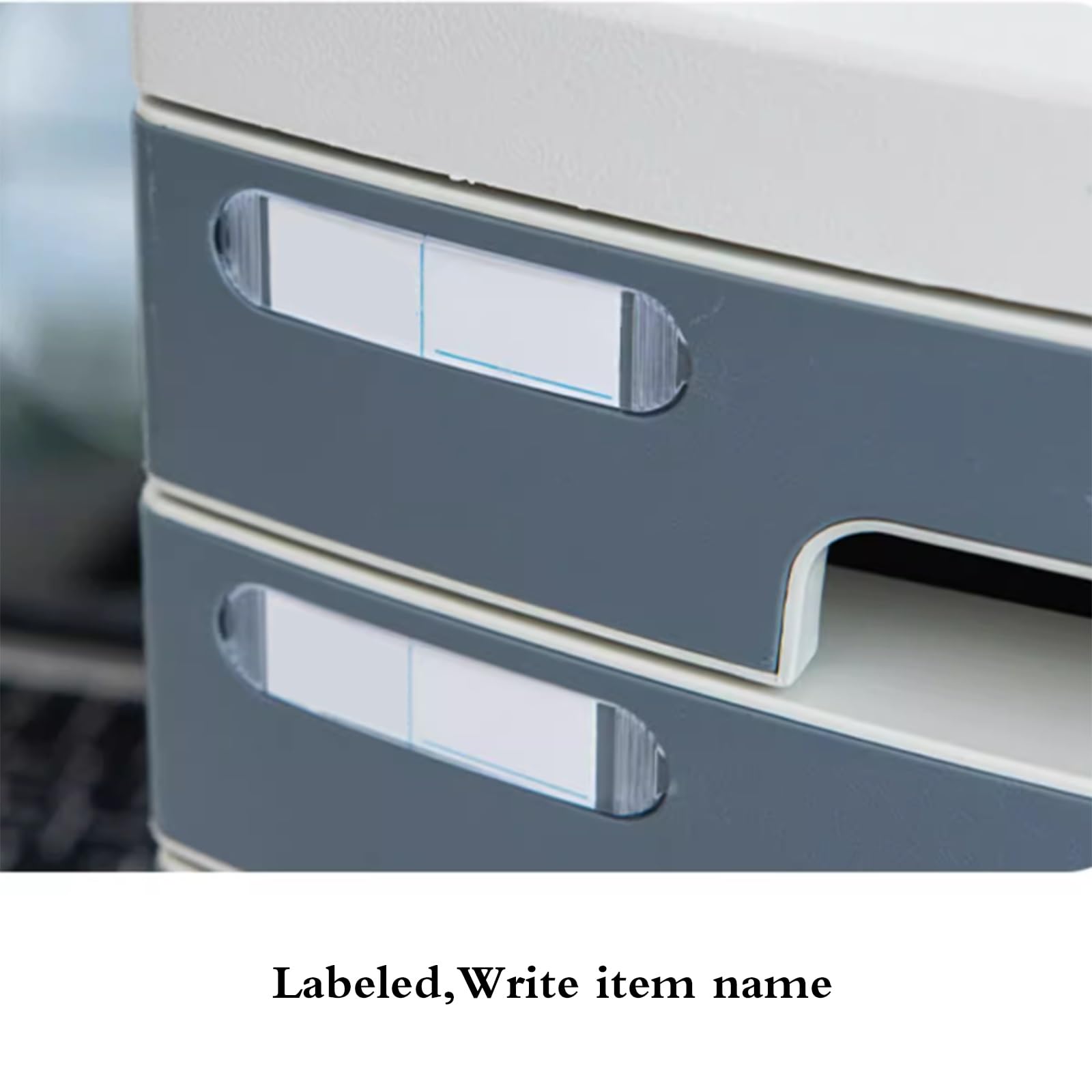 Scatola Portadocumenti In Plastica A4 A 2/3/4/6 Ripiani - Organizzatore Scrivania Con Cassetti E Serratura Portadocumenti Da Ufficio Per Ricevute Finanziarie Lettere Cartacee(3-layers)