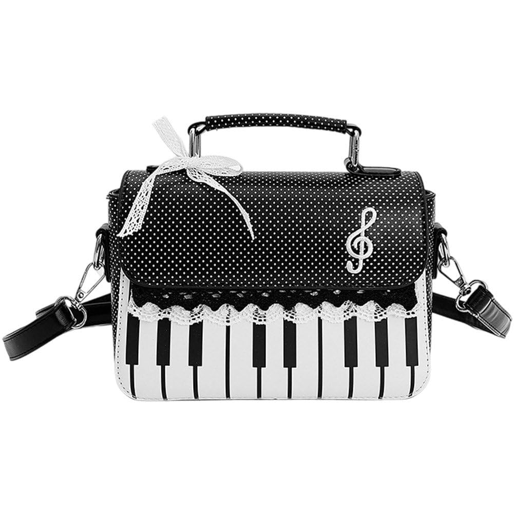 Sac à main élégant piano vintage cadeau idéal femme avec bandoulière
