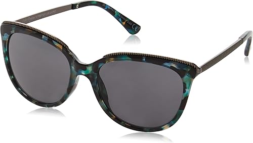 Sofia Vergara x Foster Grant Margarita - Gafas de lectura segmentadas SunReaders de ojo de gato, color azul lechoso, 2.165 in + 1.25 pulgadas,