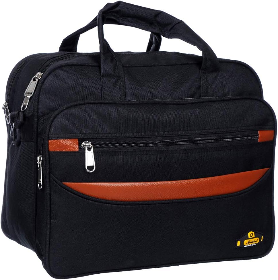Black mirror High durable Water Resistant Polyester Analyst Office/Messenger Bag for Men and Women - Shoulder 15.6" Laptop Bags with Detachable Straps Cum Handbag