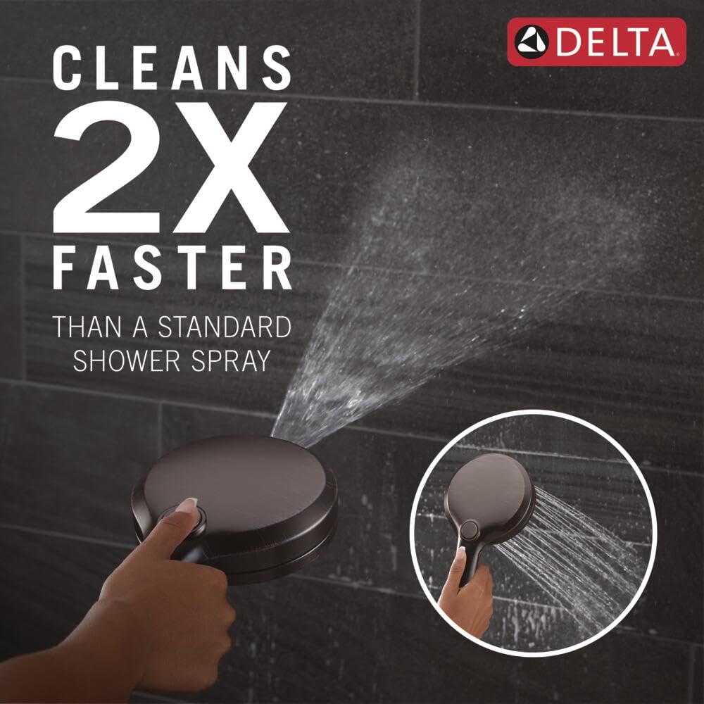 Delta Faucet 7-Setting In2ition 2-in-1 Dual Shower Head with