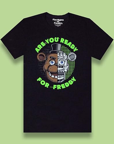 Miniatura 7 de Five Nights at Freddys Freddy Fazbear Glow in The Dark Camiseta de niño