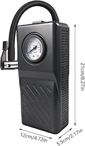 Miniatura 6 de Tire Inflator  Cordless Pump, Rechargeable with Pressure Gauge, Portable Tire Inflator Compressor for Fast Inflation, Inflation Tool with Auto Stop