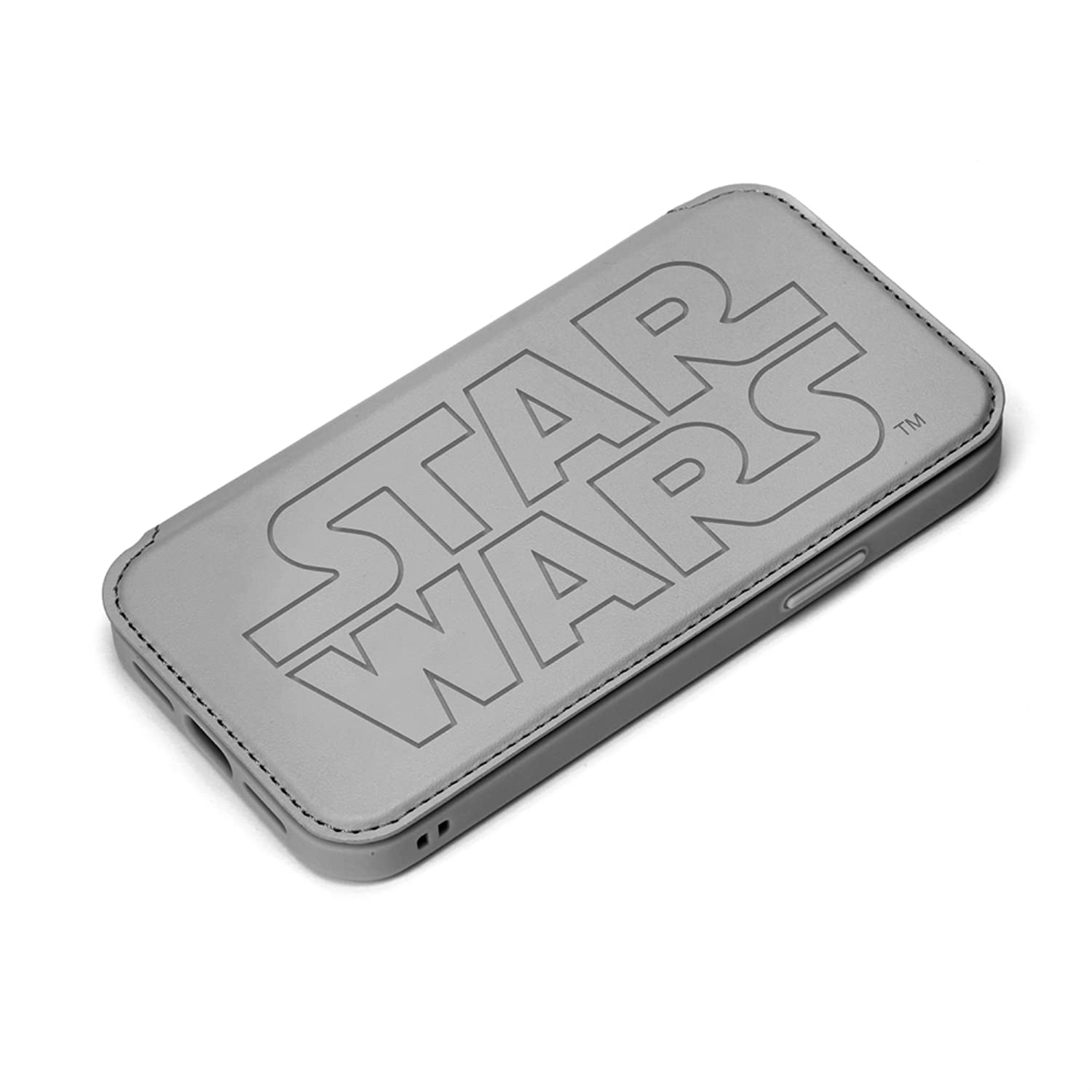 プレミアムスタイル PGA PG-DGF21J30DV ガラスフリップケース STARWARS ダースベイダー〔iPhone 13 mini用〕