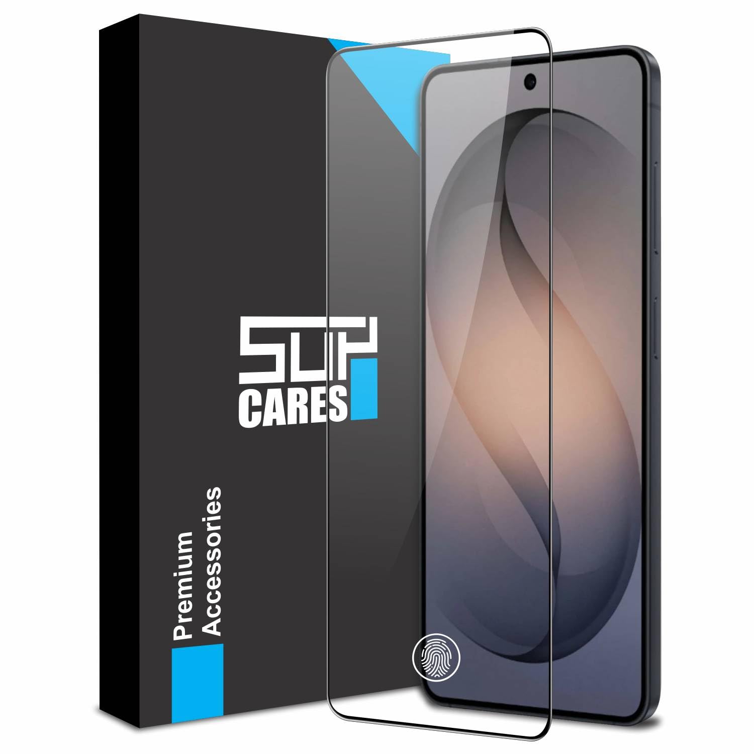 SupCares Tempered Glass for Samsung Galaxy S22 and Galaxy S23 (6.1 Inch) With Installation Kit | 9H Edge to Edge Screen Protector | Black — Amazon image 24