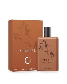 Eau De Parfum, Luxury Fragrance with Horse Design, 100ml Premium Perfume in Brown Bottle
