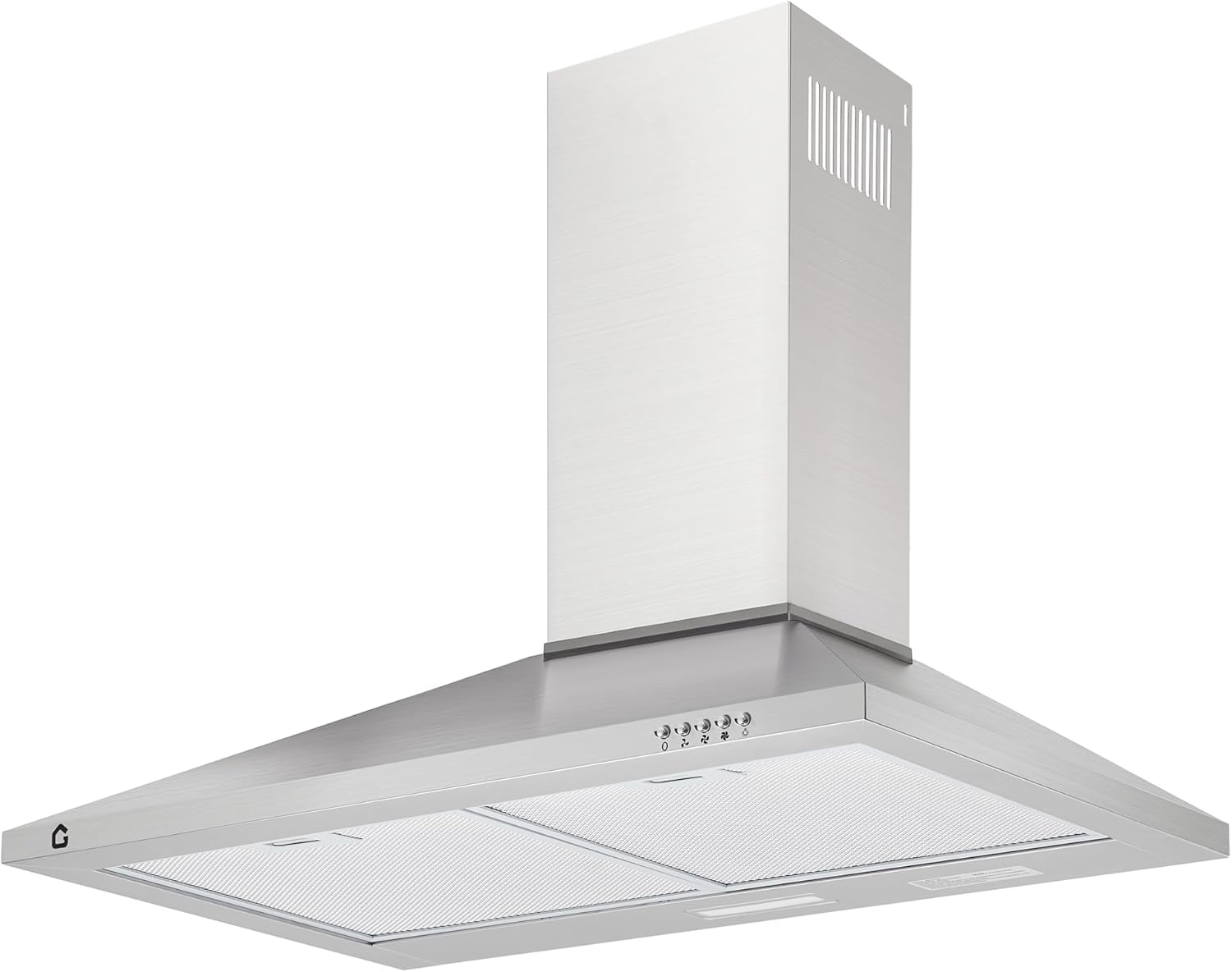30 Inch Range Hood with 250 CFM Fan, Convertible Duct/Ductless Ventilation, Touch Panel & Remote Control, Quiet 3-Speed Fan, Convertible Duct Design, Dishwasher-Safe Filters