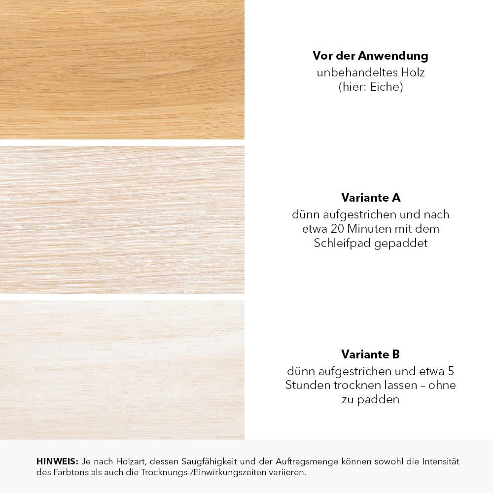 Lignocolor Hartwachsöl Holzöl für den Innenbereich (1 L, Weiss)