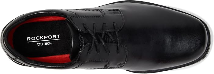 Мужские туфли Rockport Taylor Waterproof Plain Toe, цвет: Чёрный — фото 5