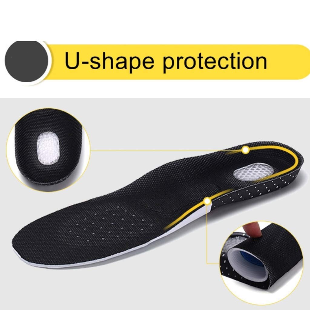 Tailorable Silicone Insoles, Men's Orthopedic Arch Support Sports Insoles, Soft Running Pads