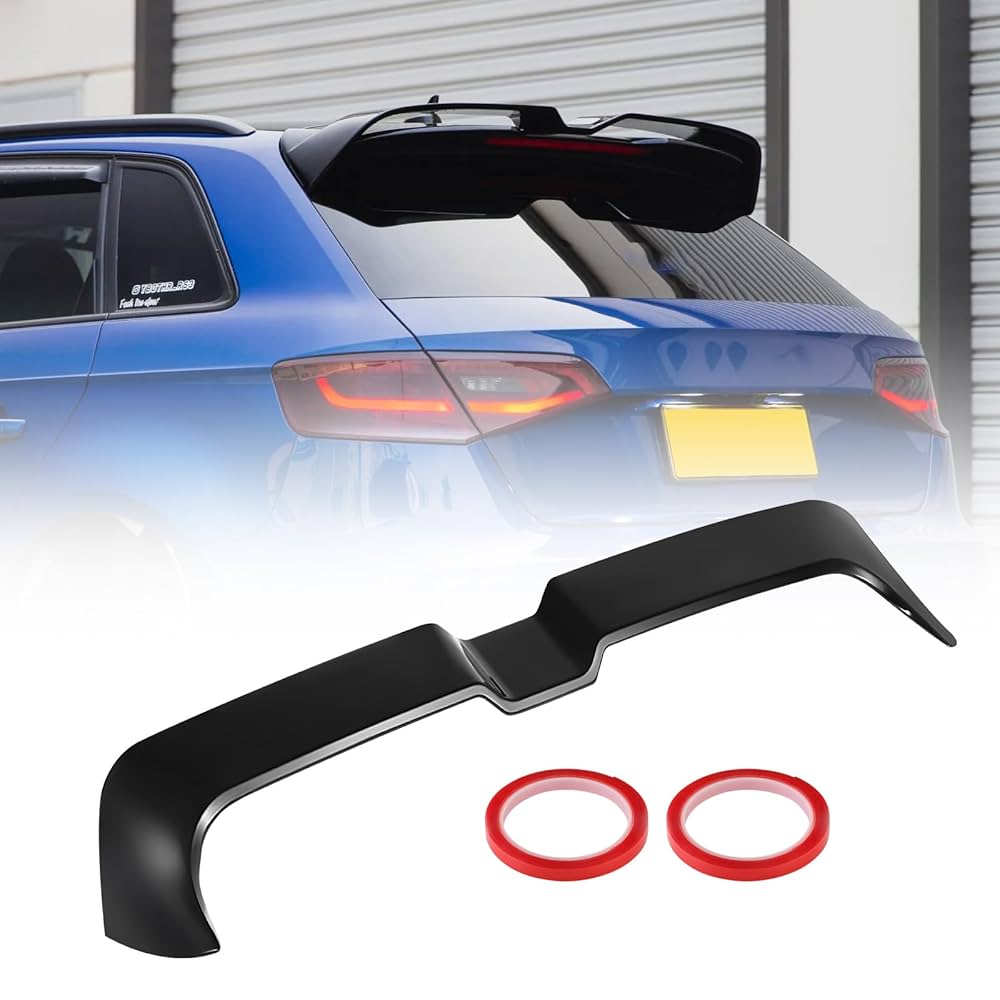 Spoiler Posteriore GEARCELL Per Audi A3/S3/RS3 8V 2013-2020 - Nero Lucido - Foto 11