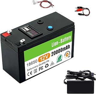 12V Deep Cycle LiFePO4 Battery with BMS System Ideal 12V 3Ah 6Ah 10Ah 12Ah 15Ah 20Ah Rechargeable Li-ion Battery Pack for ...