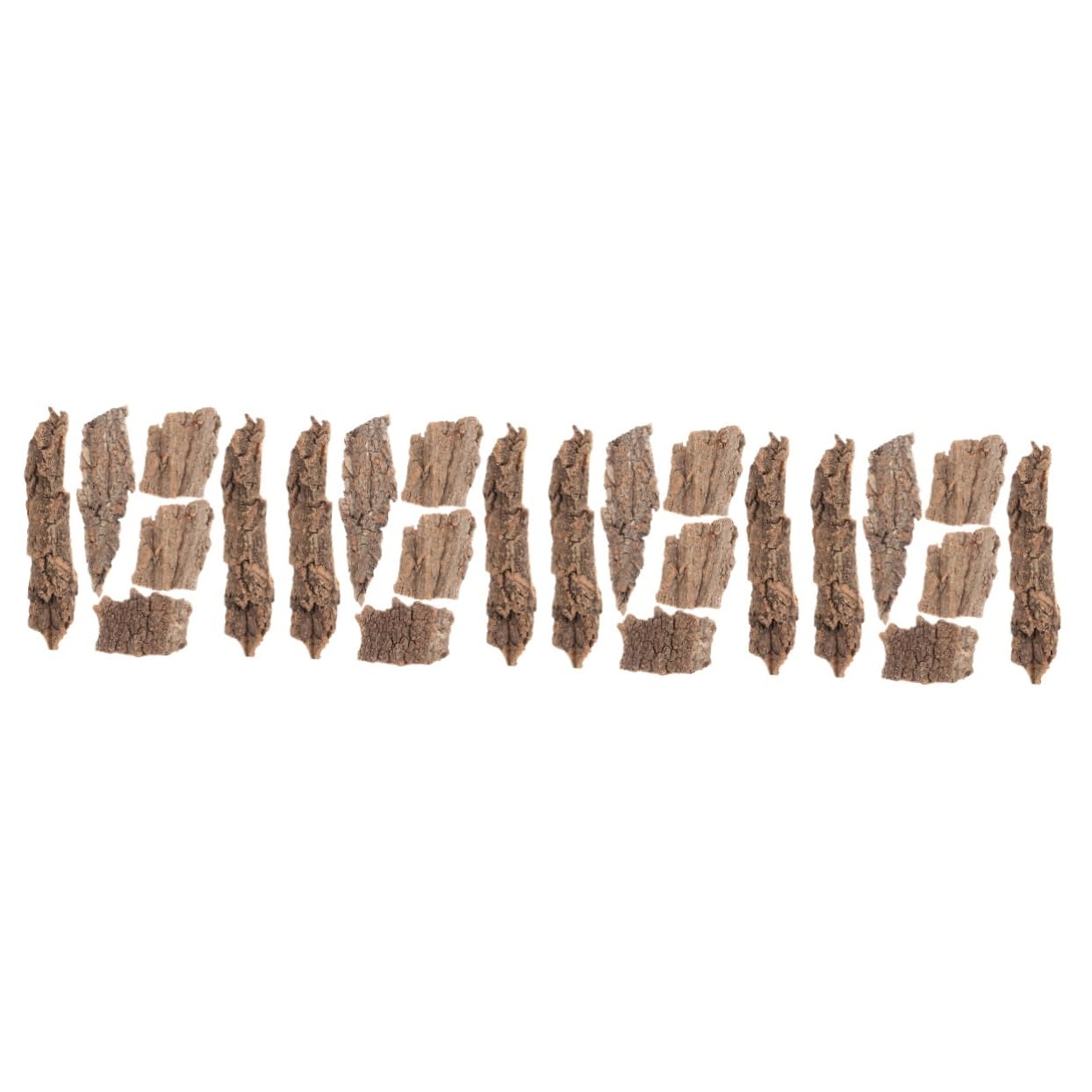 HANABASS 24piezas Decoración De Terrario para Reptiles De Corteza De Árbol Natural Plataforma De Sol para Reptiles Accesorio De Escalada para Acuarios y Terrarios Mediano