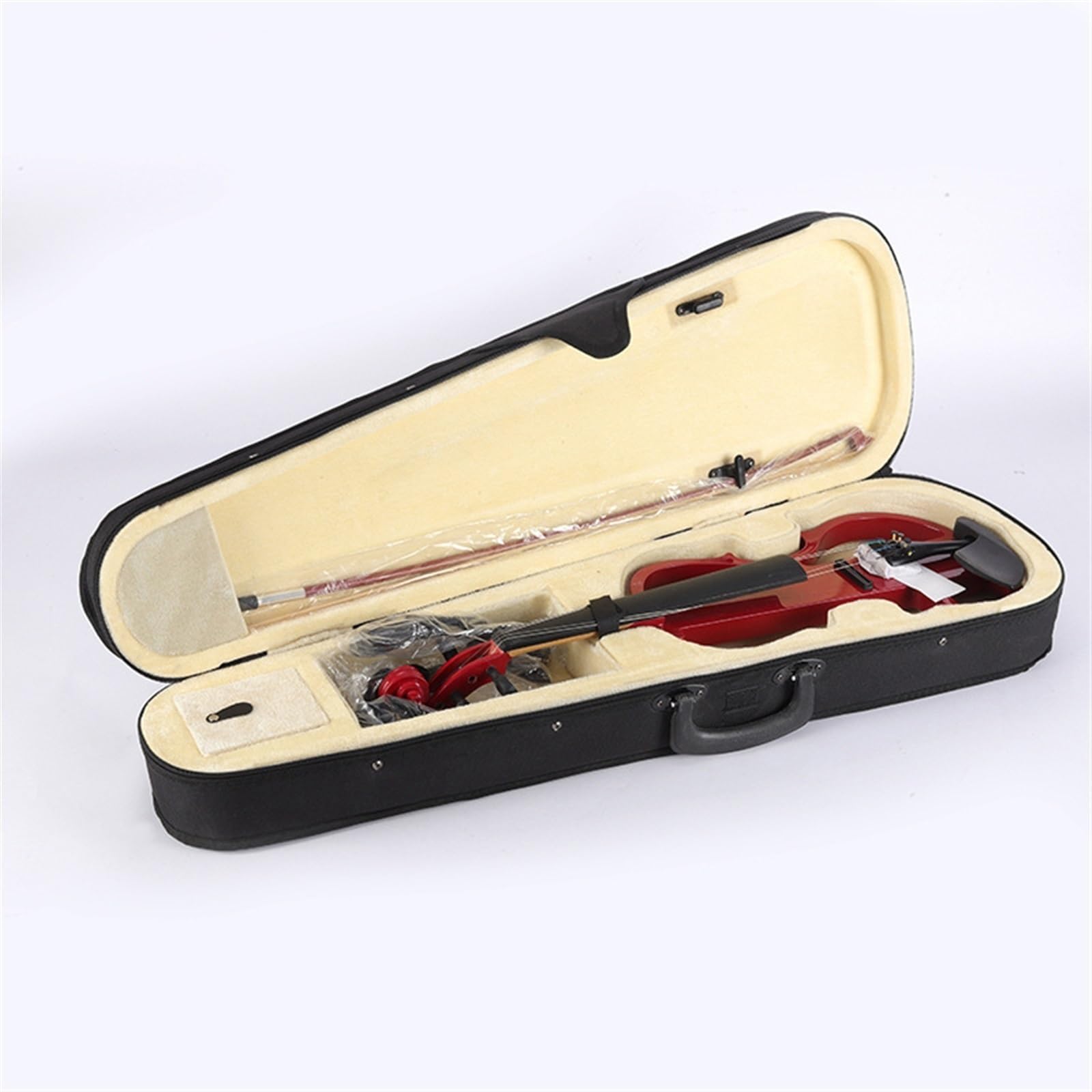 Violine Erwachsene Anfänger Spielen Rote Elektrische Violine Komplettset-Konfiguration