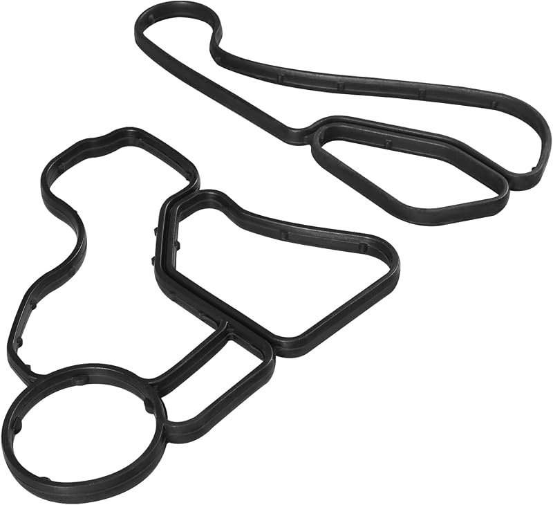 Junta da carcaça do filtro de óleo do motor Bevinsee para BMW – Referências 11428637820, 11428637821