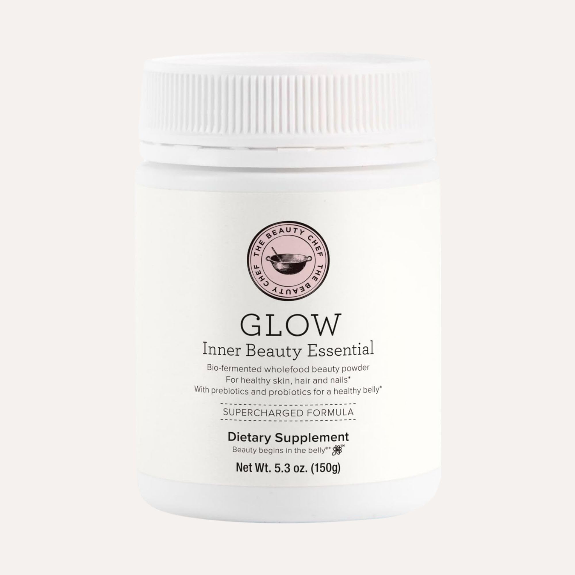 The Beauty ChefGlow® Inner Beauty Essential – Bio-Fermented Superfood Powder for Radiant Skin & Wellness, Boost Skin Luminosity and Glow, Rich in Probiotics and Prebiotics, 5.3 oz/150g