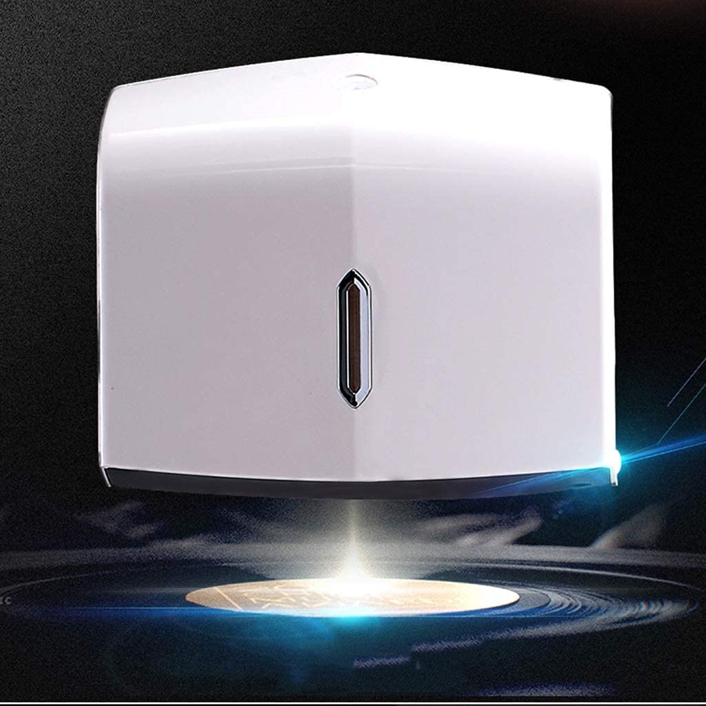 BKEKM Toallas Despachador Dispensador de Toallas de Papel montado en la Pared, dispensador de Toallas de Mano Impermeable de Gran Capacidad para toalleros de Papel de baño para el hogar práctico