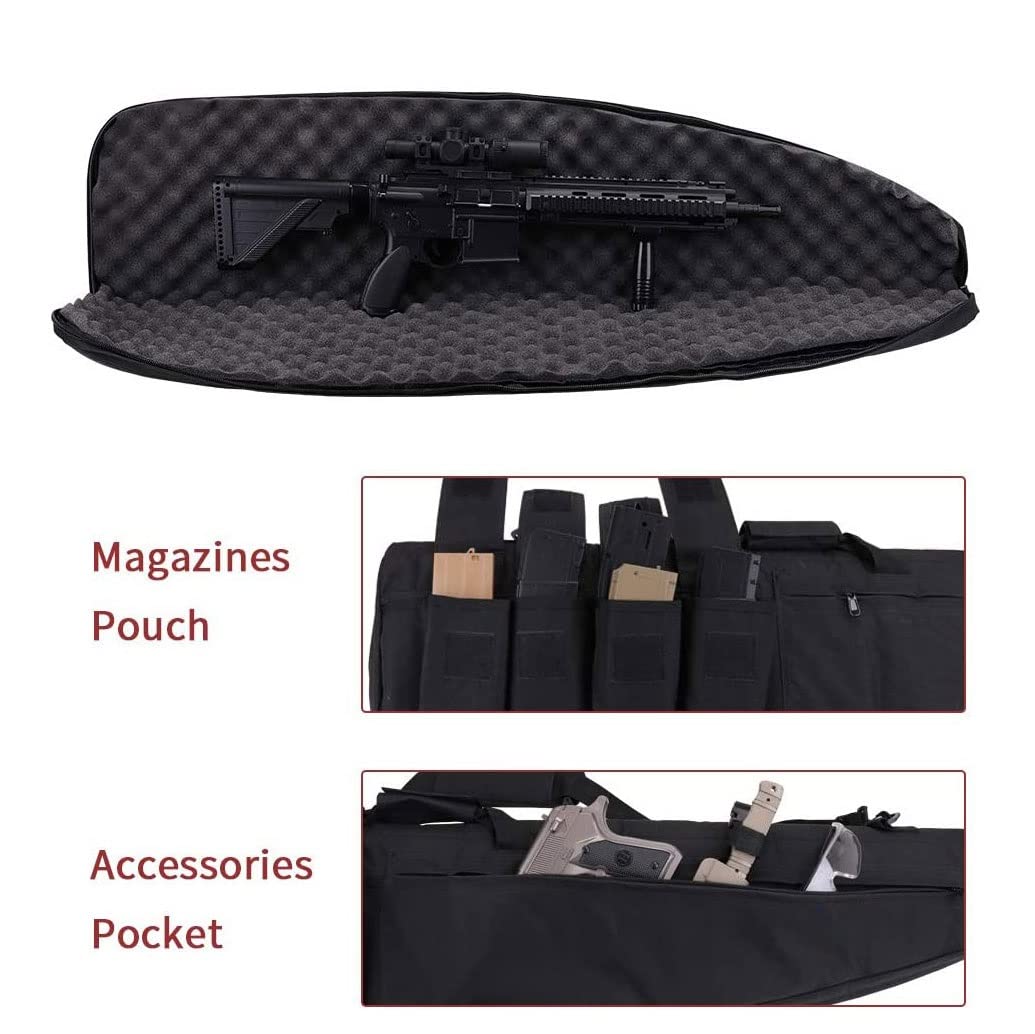 Estuches Blandos para Rifles, Fundas para escopetas y Otros Accesorios con Correa de Hombro Ajustable, Bolsa multifunción para Armas