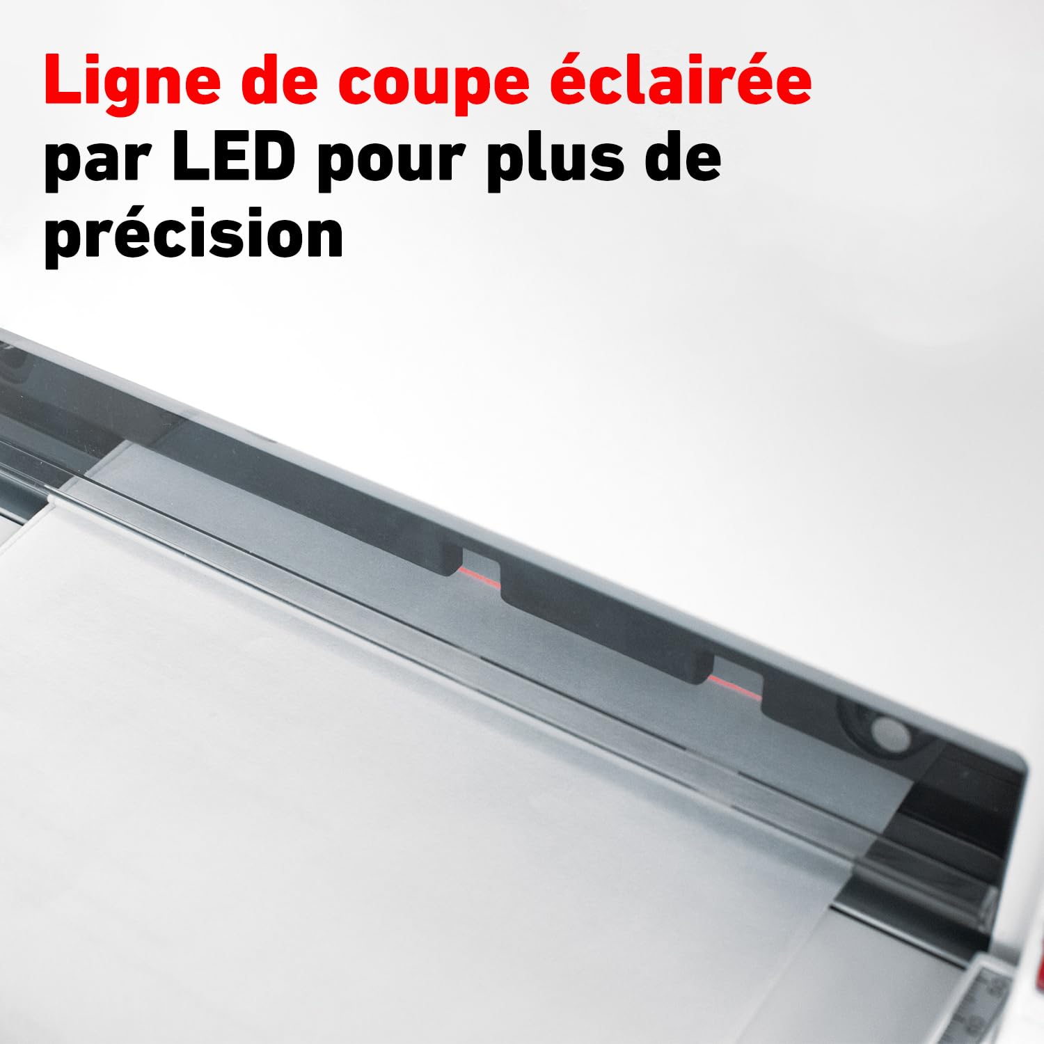 IDEAL 3006 Massicot de bureau, pour couper jusqu'à 60 feuilles sans effort, longueur de coupe 300 mm
