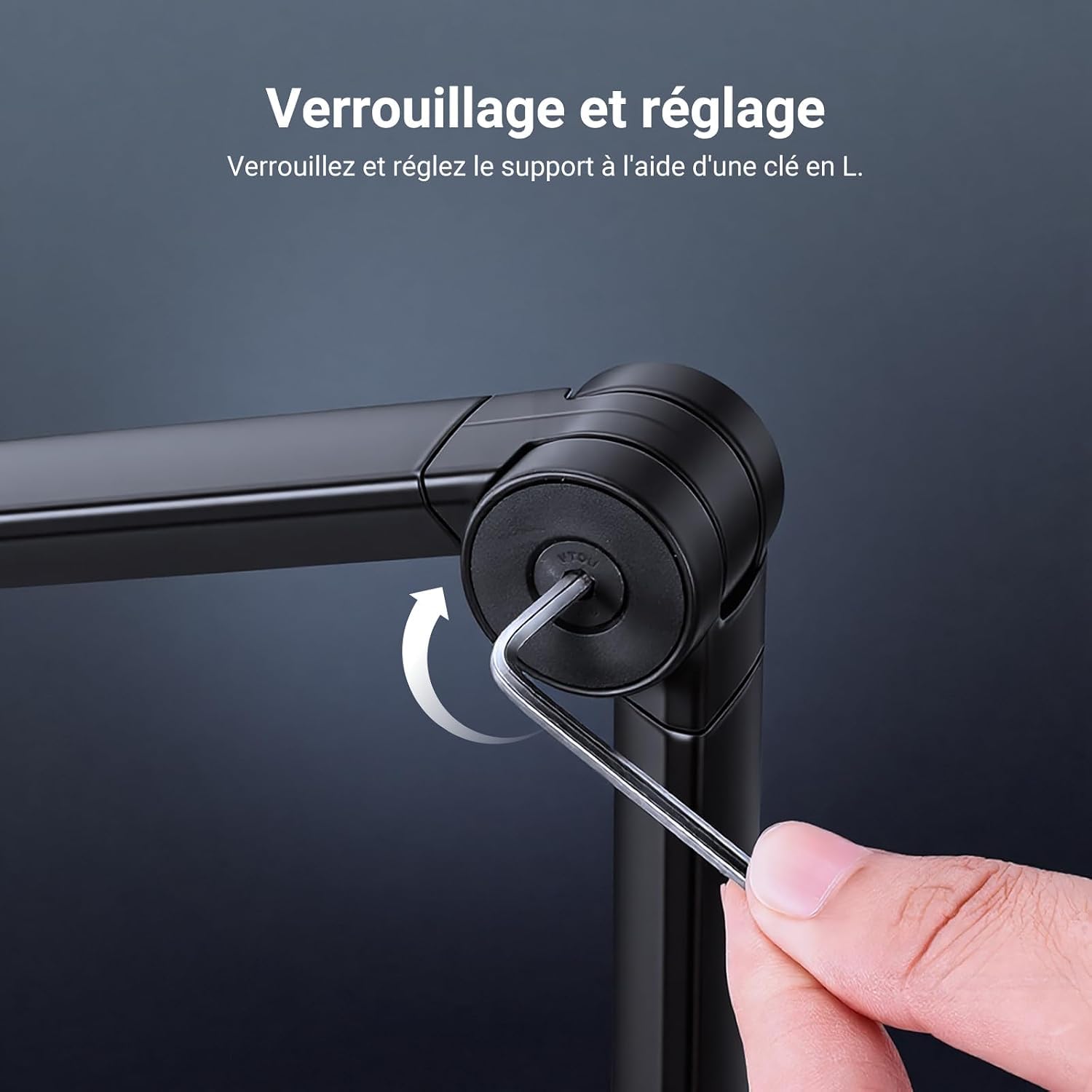 NEEWER BASICS Bras de Microphone Flexible 78cm pour Bureau, MS050