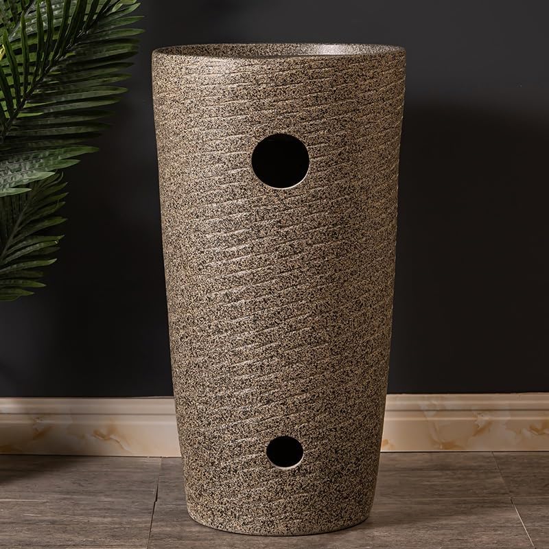 Bathroom Countertop Vessel Sink Home Pedestal Sink Wash Basin Ceramic Hotel Pedestal Sink Vanity