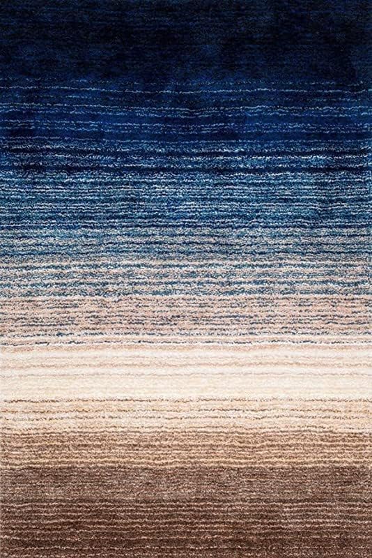 Image of Shaggy Rugs 4 x 6 Feet Soft and Cozy Carpet for Living Room & Hall, Bedroom, and Kids Room Non-Slip, High Pile, Machine Washable, Perfect for Any Room (Smoke)