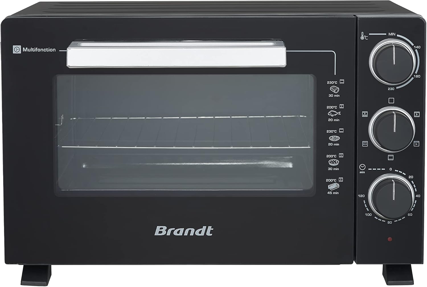 Four Brandt Chaleur Tournante 21L 1380W - Modèle FC215MW (Neuf)