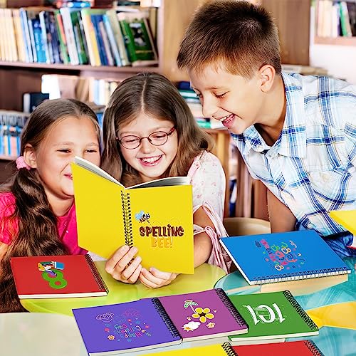 Image of Yahenda 6 Pcs Spiral Notebooks,1 Subject,Wide Ruled, Mixed Colors
