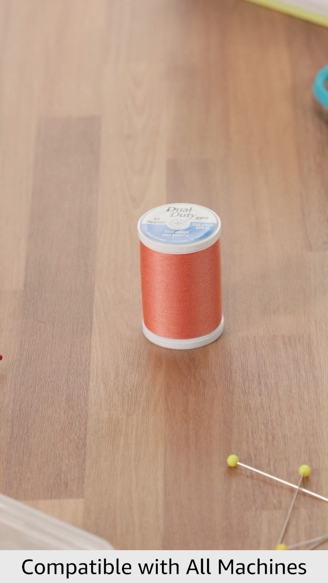 Hilo de coser Coats Thread 250 yardas naranja oscuro miniatura 2