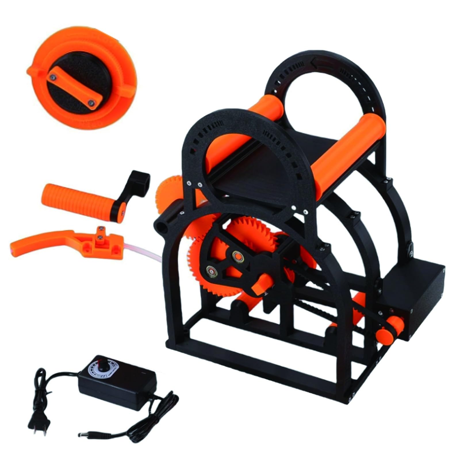 Respooler de filamento 3D, bobinador automático de bobina, herramienta de bobinado universal con control de tensión ajustable, diseño extraíble, para suministros de impresión